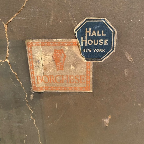 Vintage Borghese Edinburg Express Reverse Glass Framed Painting - Picture 7 of 11